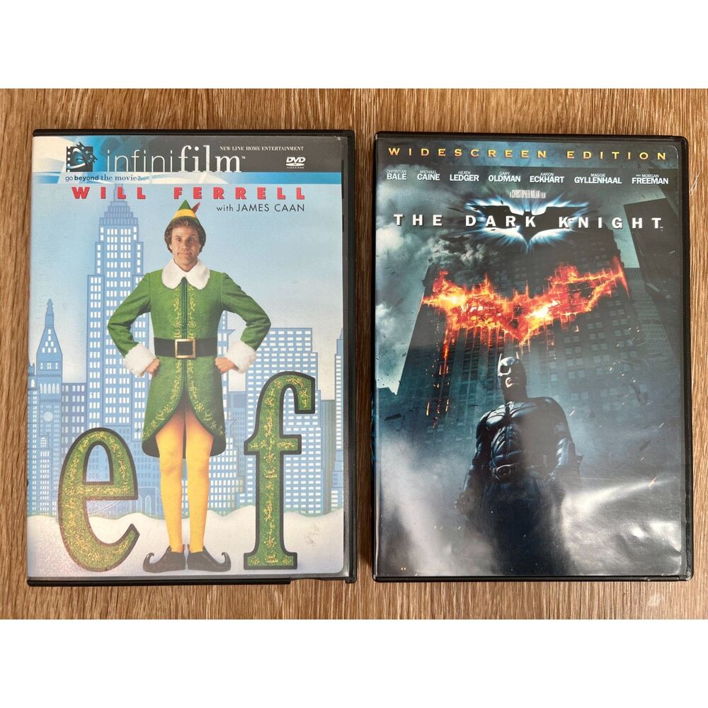 Elf and The Dark Knight DVD Bundle